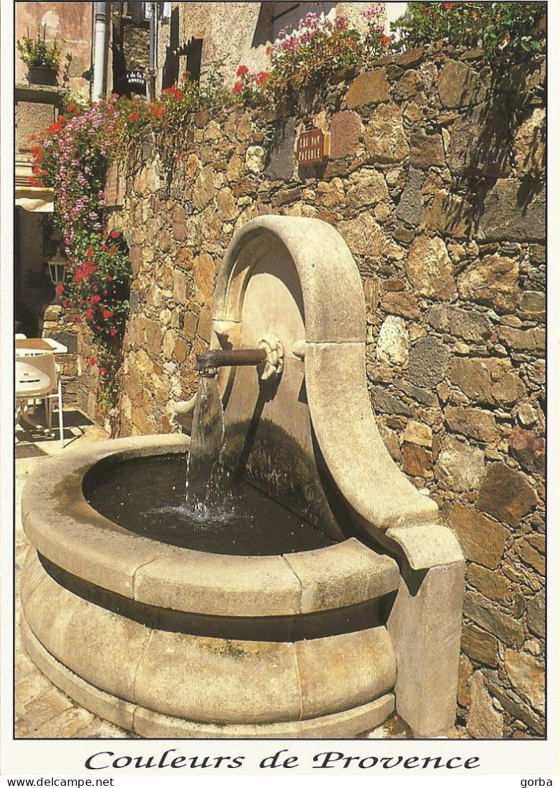 *CPM - FRANCE - PACA - Couleur De PROVENCE - Fontaine - Provence-Alpes-Côte D'Azur