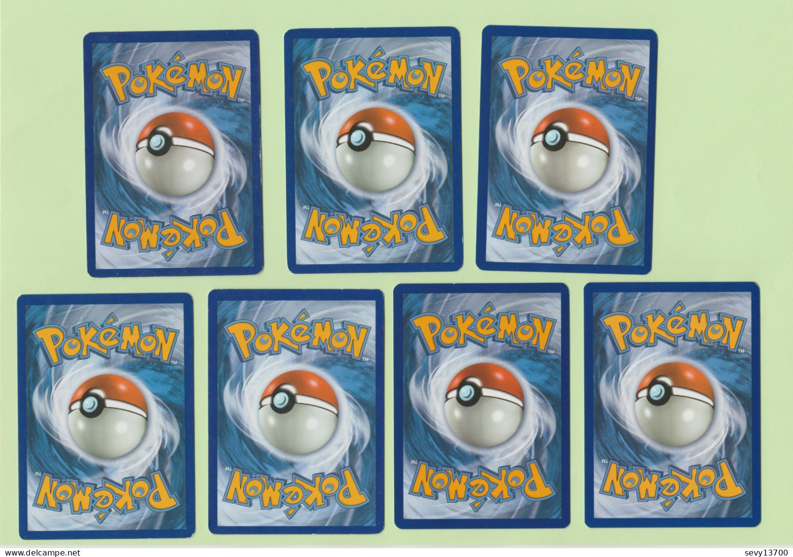 7 Cartes Pokémon Energie - Sonstige & Ohne Zuordnung