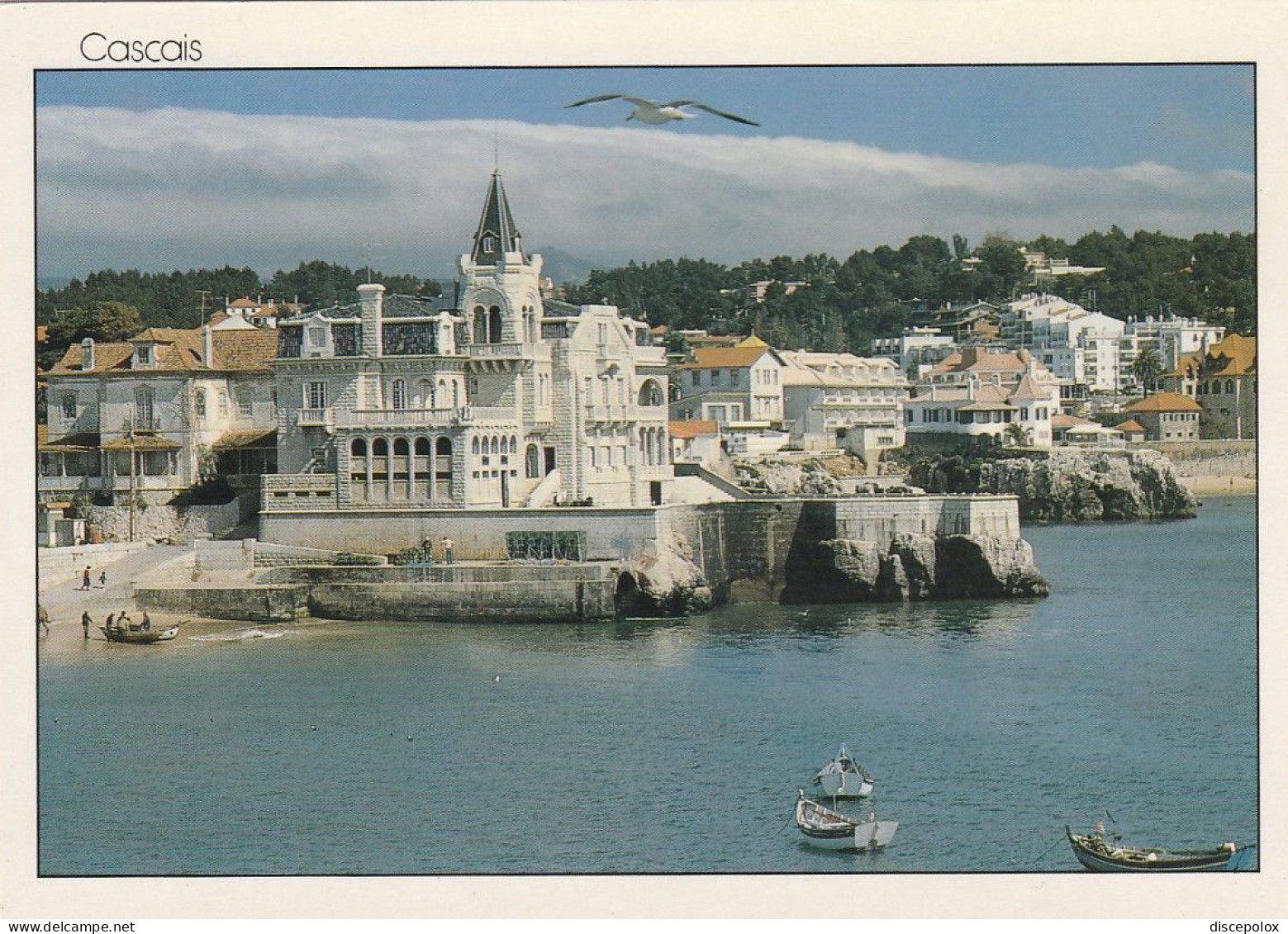 U5964 Portugal - Cascais - Vista Parcial Da Baia E Da Vila, Com O Palacete Seixas Em Destaque / Non Viaggiata - Lisboa