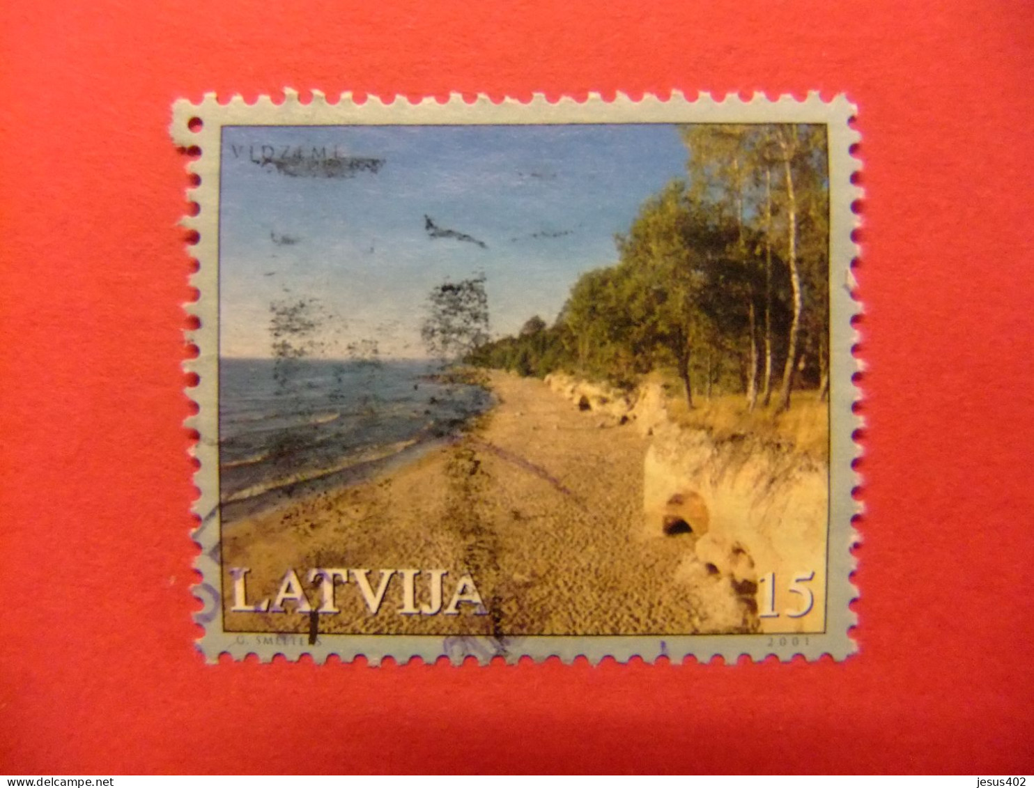 111 LETONIA LETTONIE LATVIJA 2001/ PAISAJE VIDZEME / YVERT 520 FU - Latvia