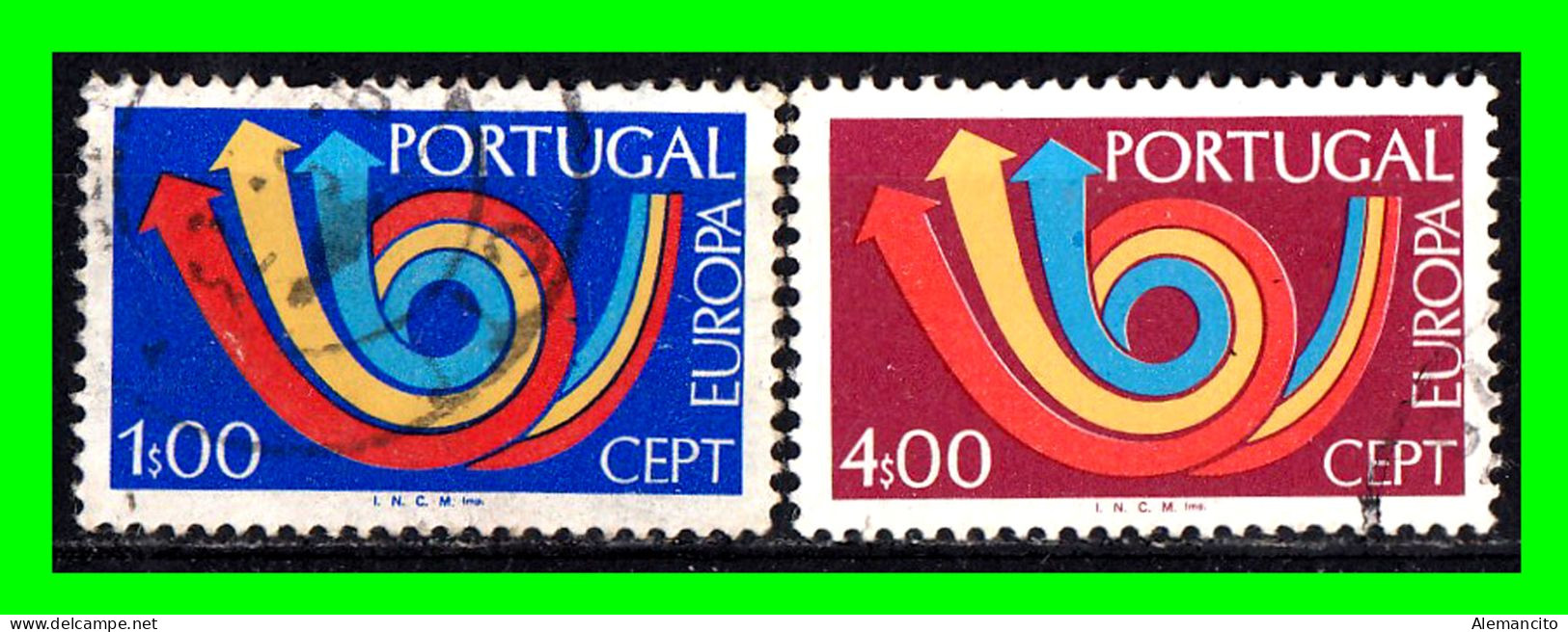 PORTUGAL… ( EUROPA ) SELLOS EUROPA SEPT AÑO 1973 – EUROPA - Usado