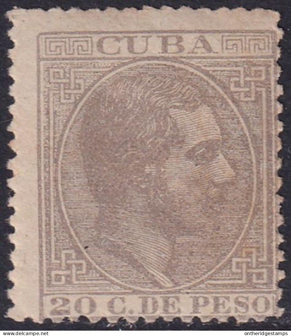 Cuba 1888 Sc 131 Ed 105 MLH* - Cuba (1874-1898)