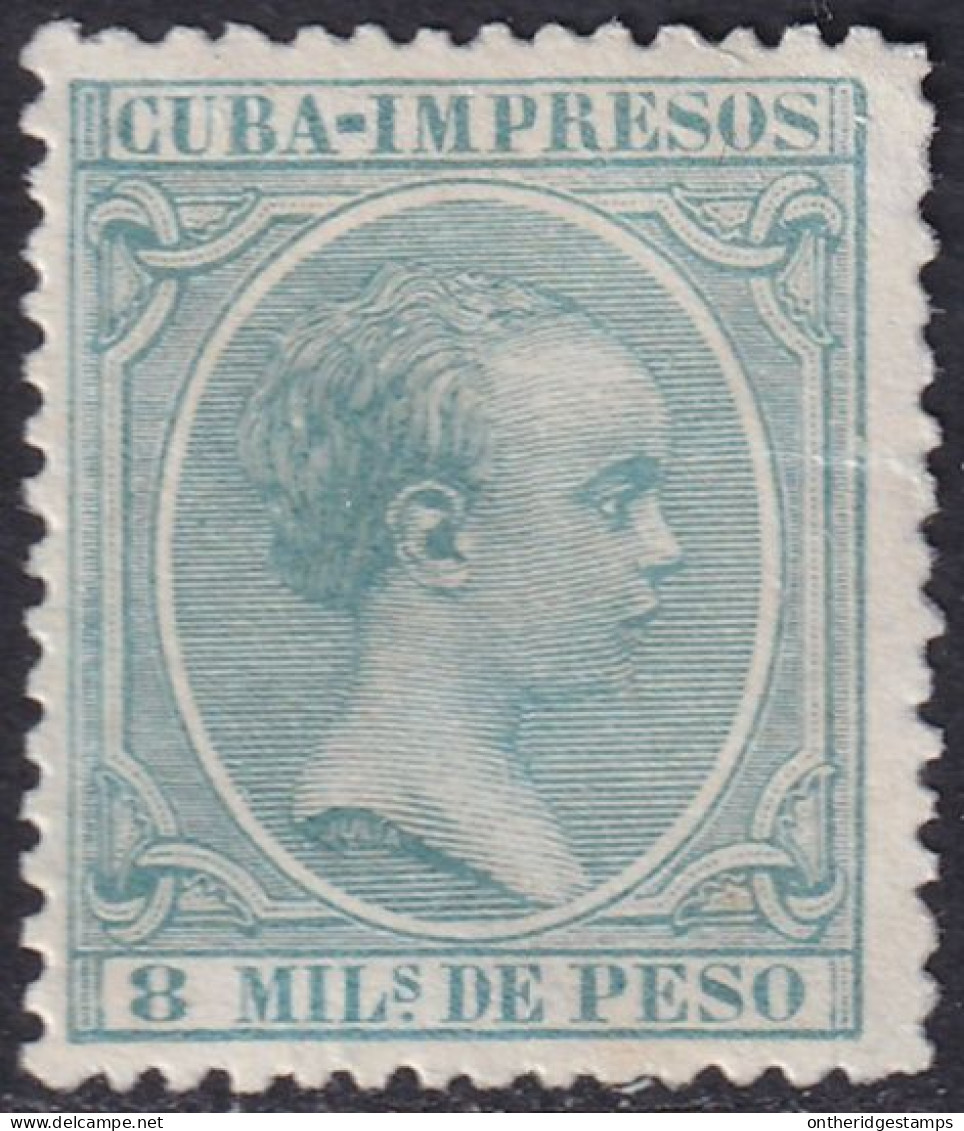 Cuba 1896 Sc P30 Ed 145 Newspaper MNG(*) - Cuba (1874-1898)