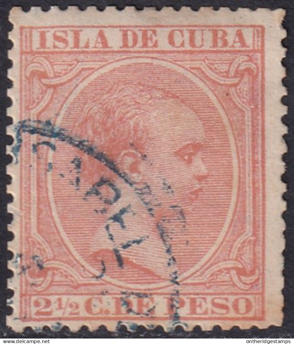 Cuba 1891 Sc 141 Ed 126 Used Isabel De [..] Cancel - Cuba (1874-1898)