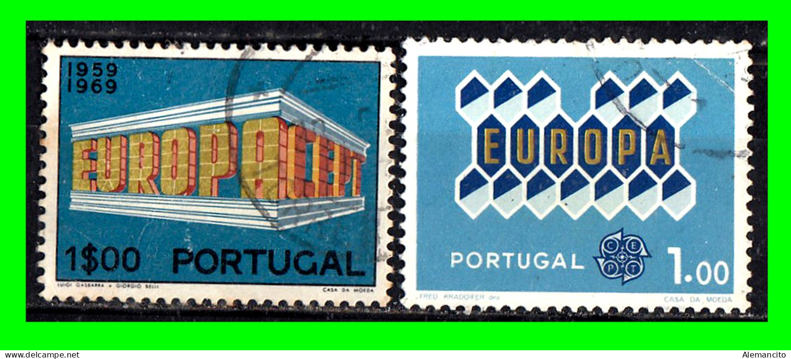 PORTUGAL… ( EUROPA ) SELLOS EUROPA SEPT AÑO 1971 – EUROPA - Gebraucht