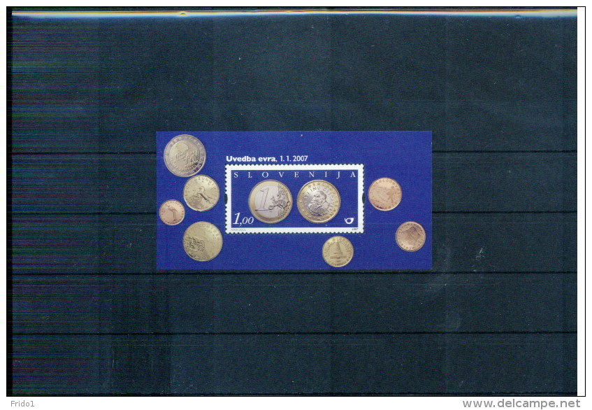 Slowenien / Slovenia Jahr / Year 2007 Michel Block 31 Euro Coins / Muenzen Postfrisch / Unmounted Mint - Eslovenia
