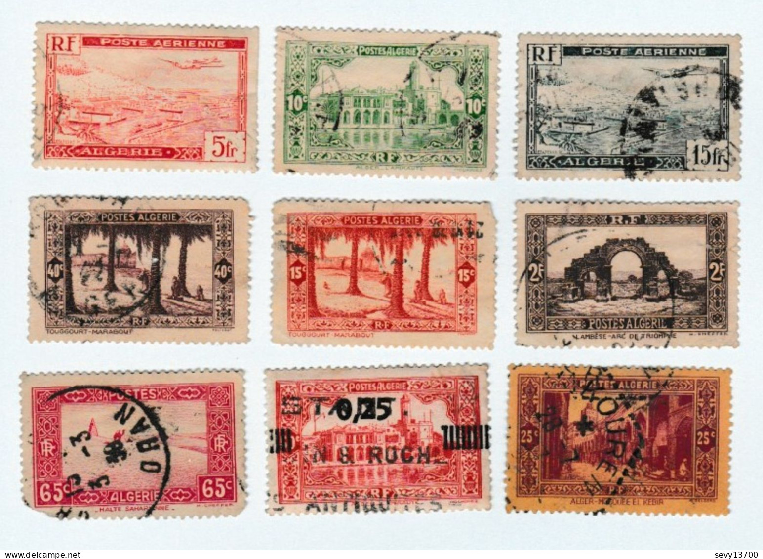 Algérie Lot 61 Timbres Ex Colonies - Collections, Lots & Series