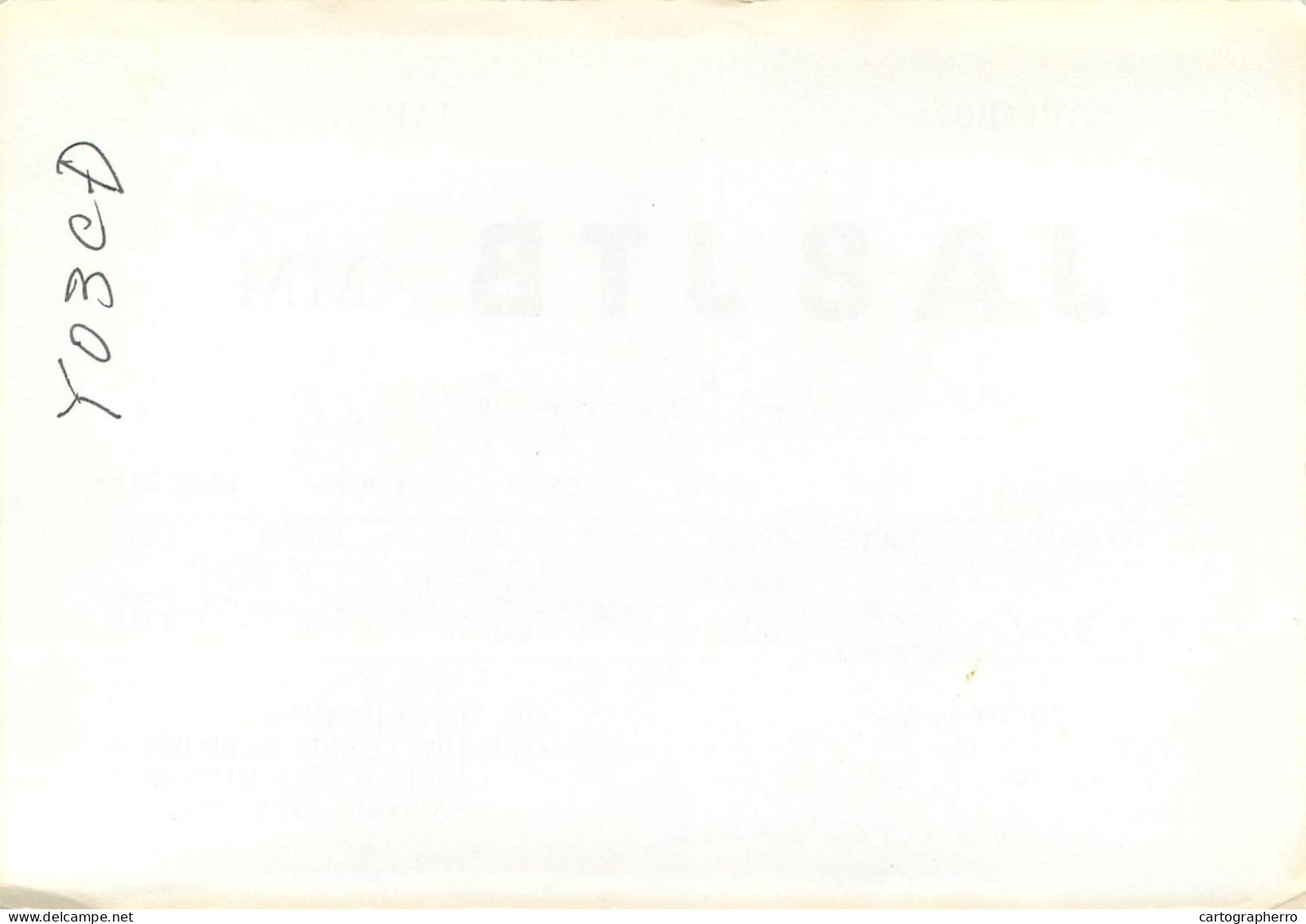 Radio Amateur QSL Post Card Y03CD JA8JTB Japan - Radio Amateur