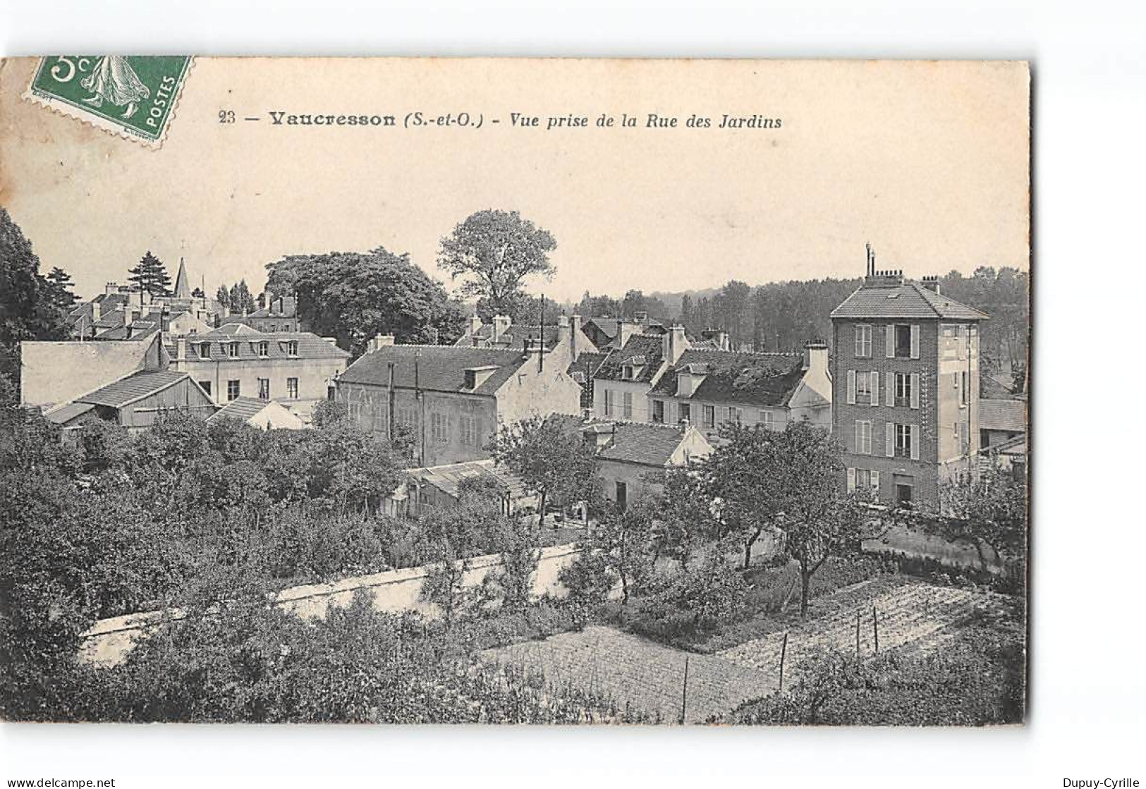 VAUCRESSON - Vue Prise De La Rue Des Jardins - Très Bon état - Vaucresson