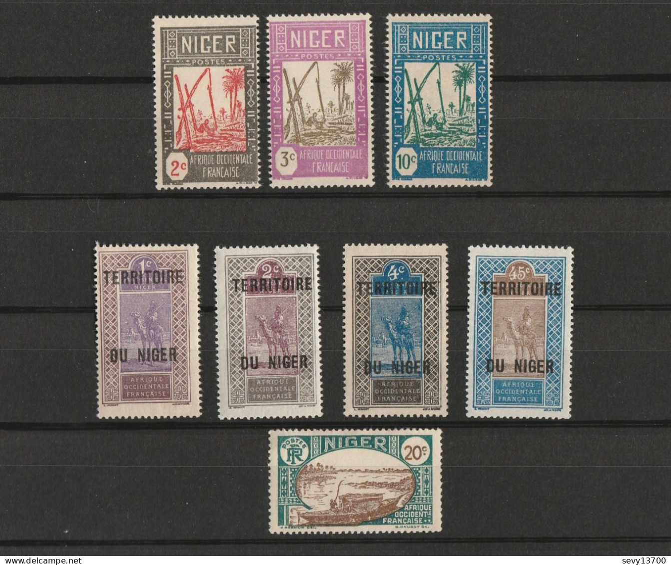 Lot 24 Timbres Afrique Occidentale Française - Niger Côte D'Ivoire Sénégal Et Togo - Ungebraucht