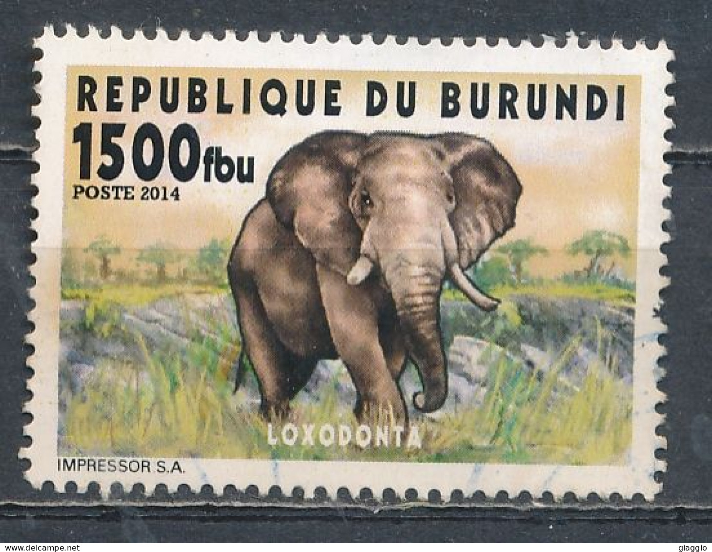 °°° BURUNDI - ANIMALS - 2014 °°° - Used Stamps