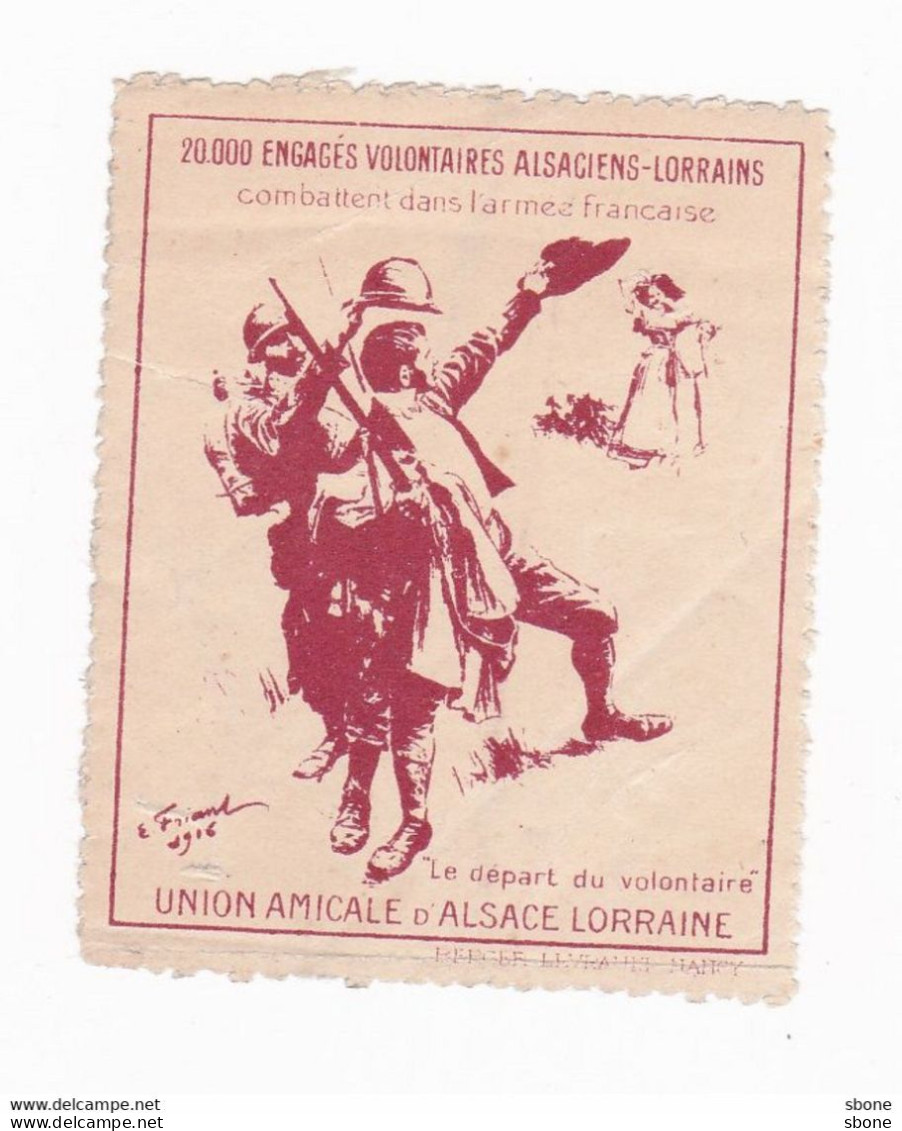 Vignette Militaire Patriotique - Union Amicale D'Alsace Lorraine - Militair