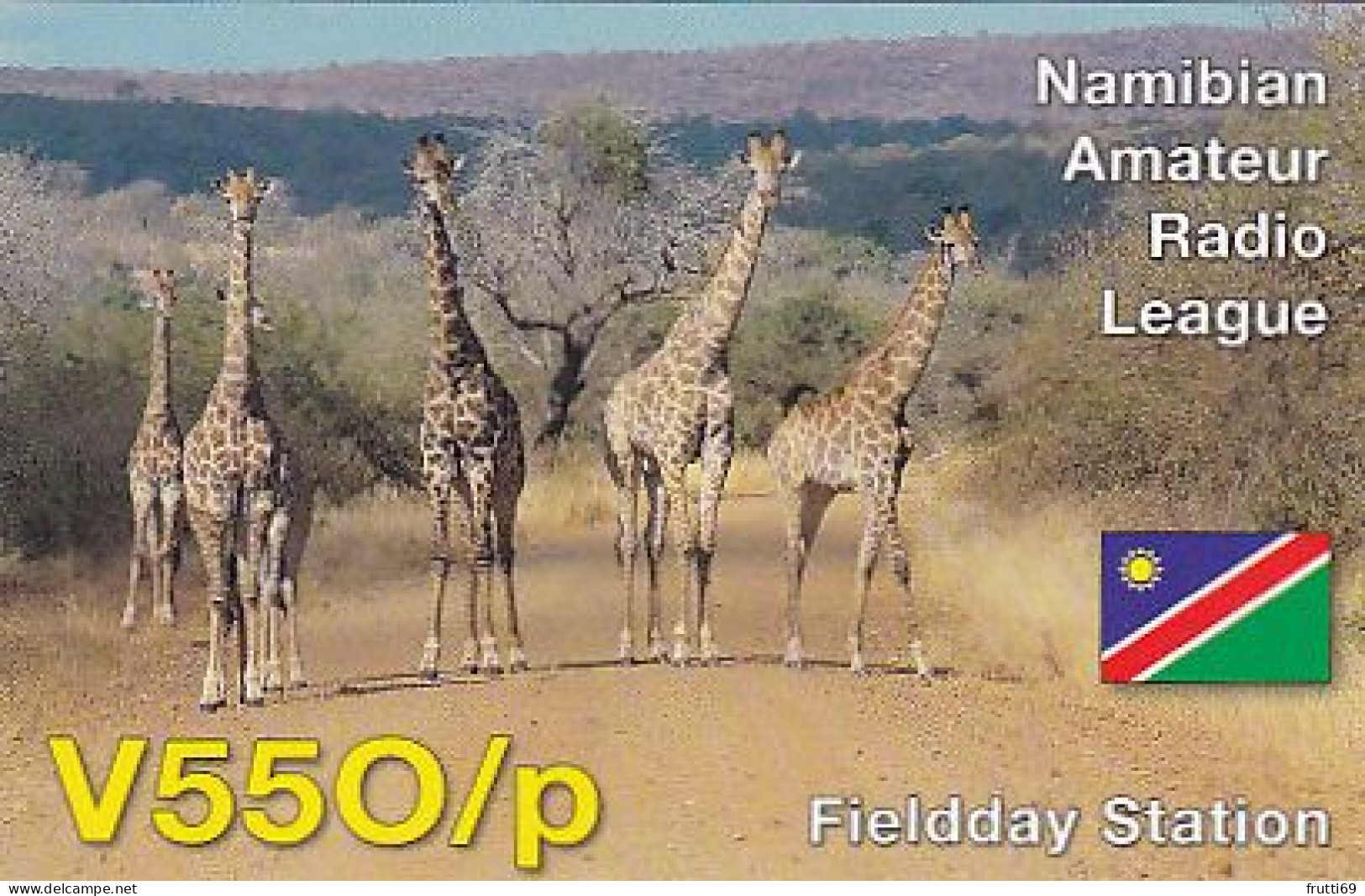 AK 212284 QSL - Namibia - Omaruru - Radio-amateur