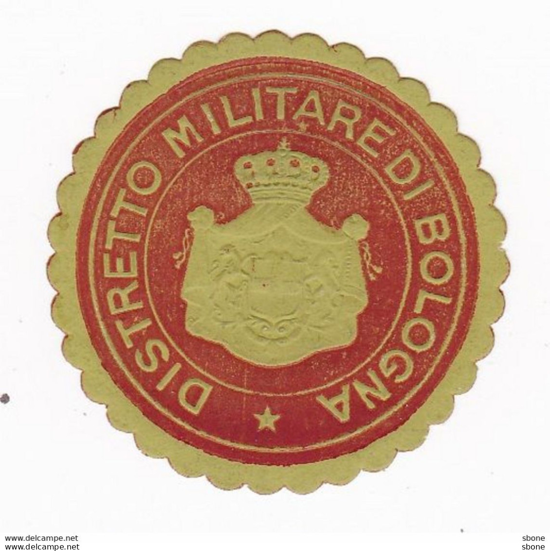 Vignette Militaire Delandre - Italie - Distretto Di Bologna - Military Heritage