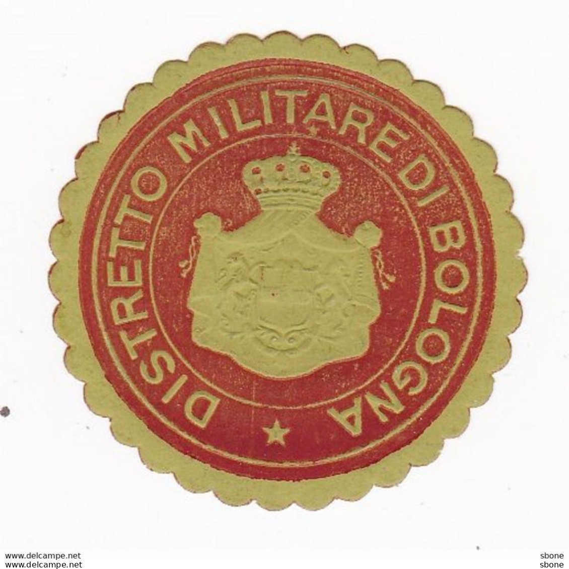 Vignette Militaire Delandre - Italie - Distretto Di Bologna - Vignettes Militaires