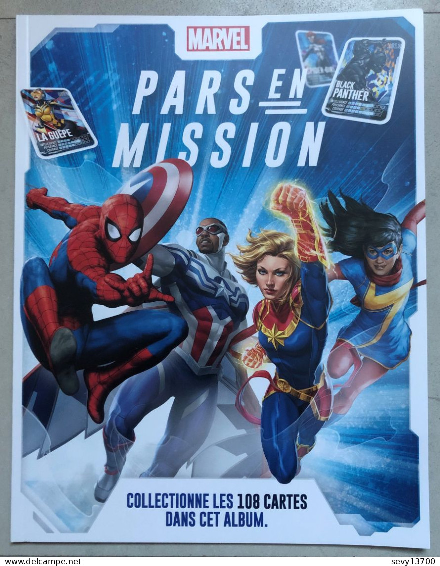 Album Neuf + 13 Paquets De 4 Cartes + 46 Images MARVEL LECLERC 2022 Pars En Mission - Marvel