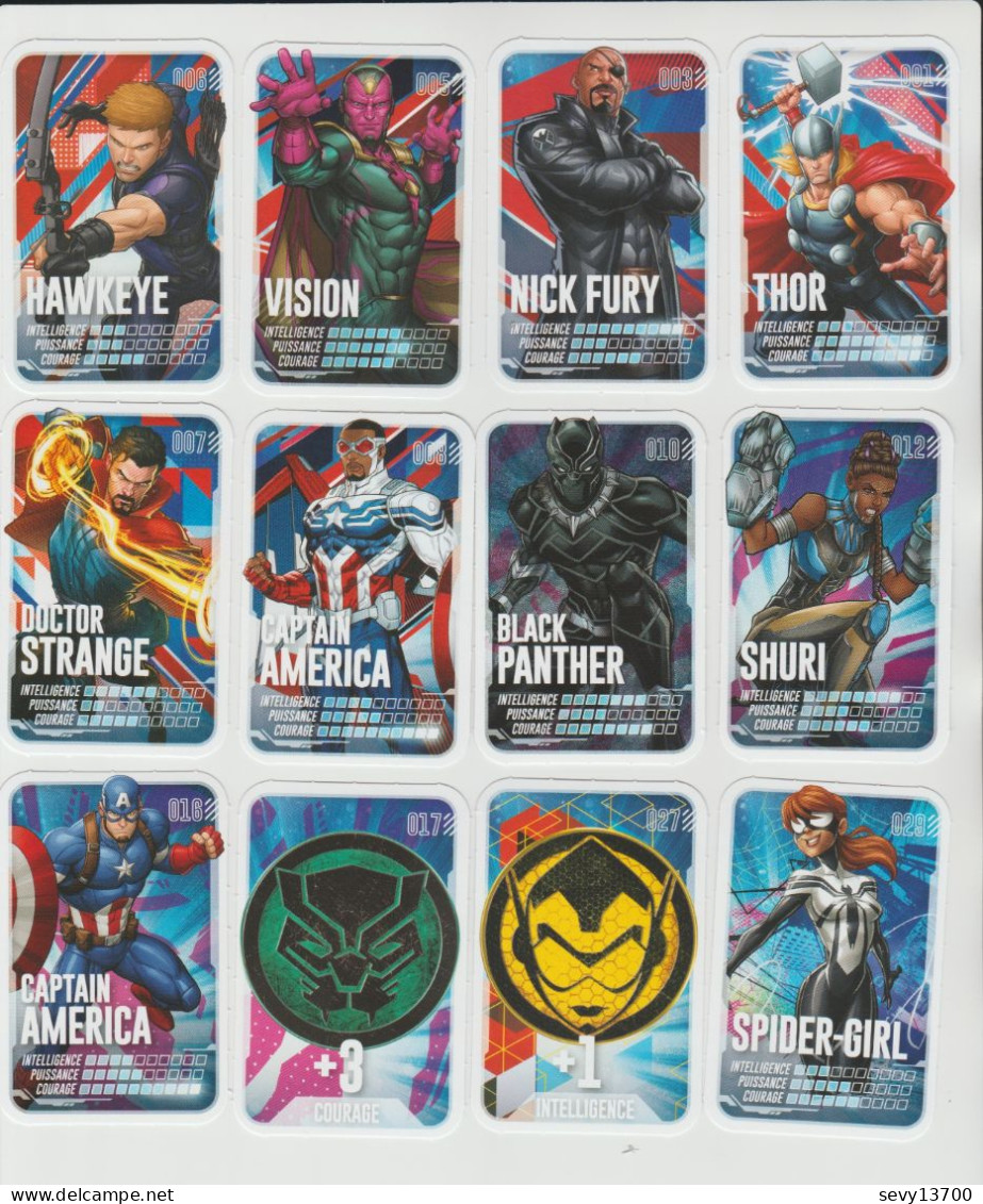 Album Neuf + 13 Paquets De 4 Cartes + 46 Images MARVEL LECLERC 2022 Pars En Mission - Marvel