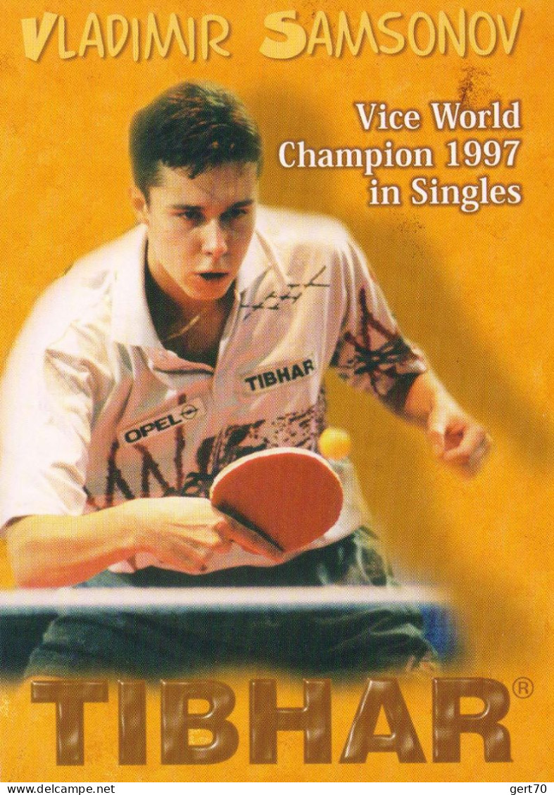 Belarus / Biélorussie 1997, Vladimir Samsonov - Table Tennis