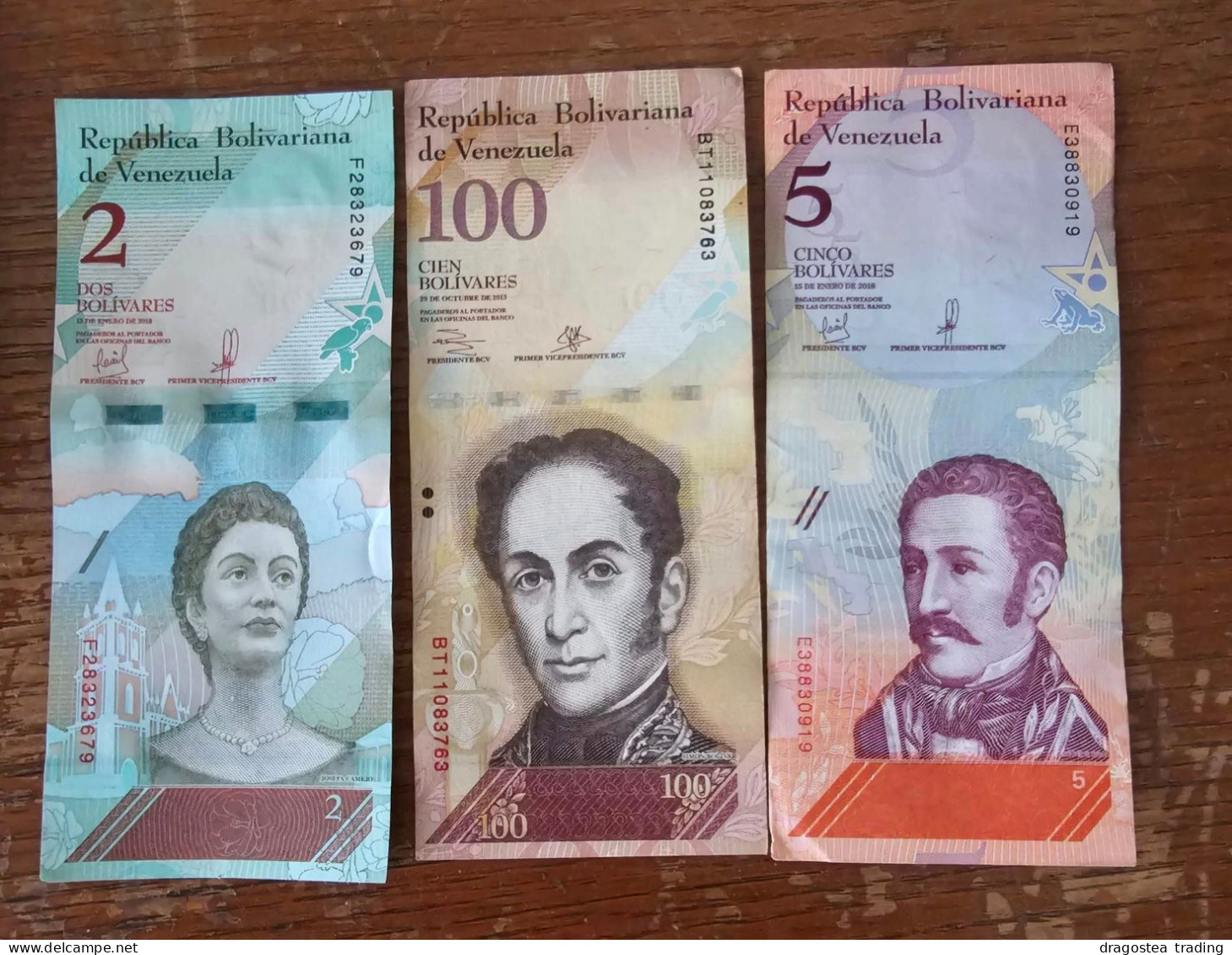 Lot De 3 Billets VENEZUELA - Venezuela