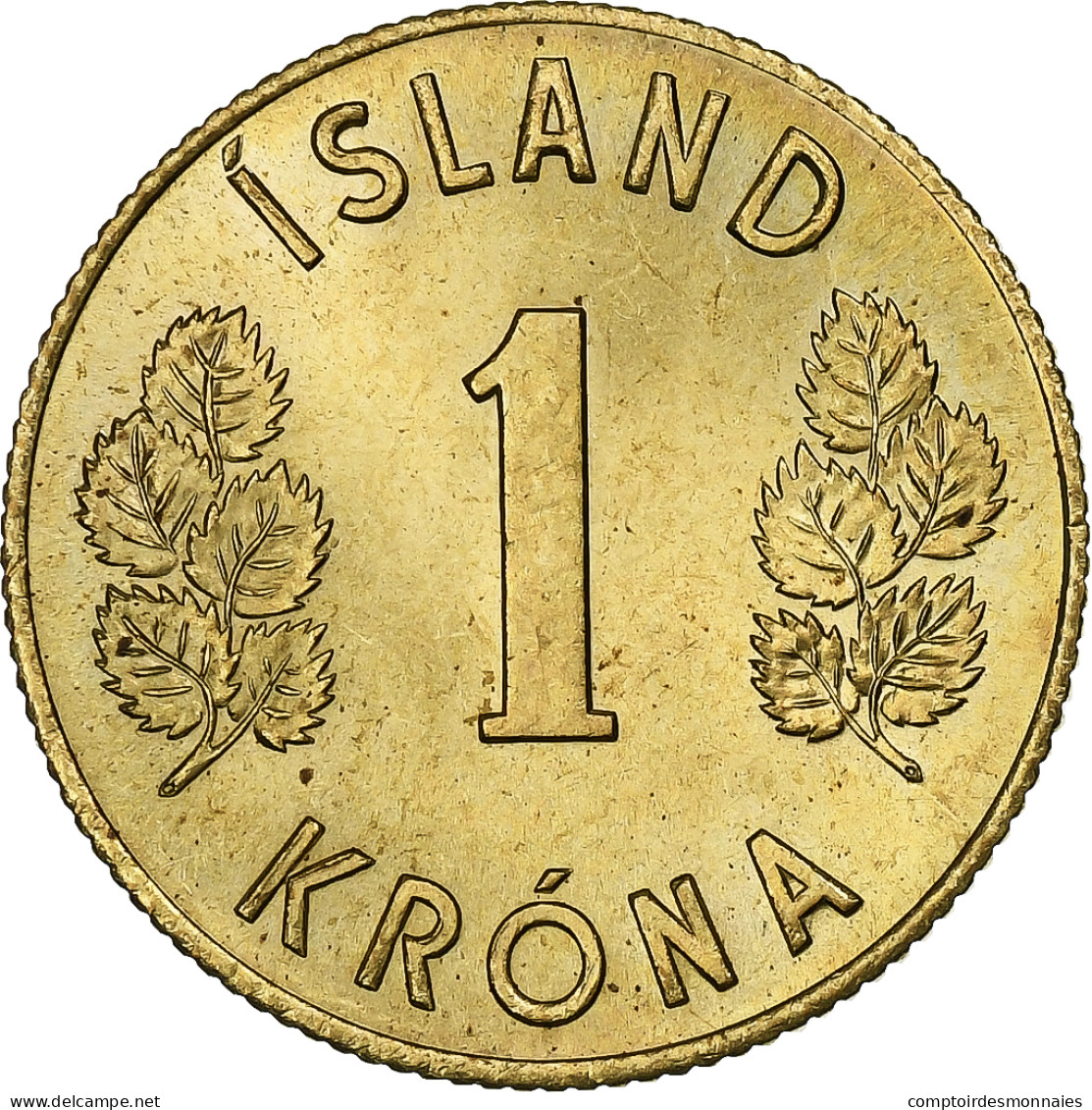 Islande, Krona, 1966, Bronze-Aluminium, SUP, KM:12 - Island