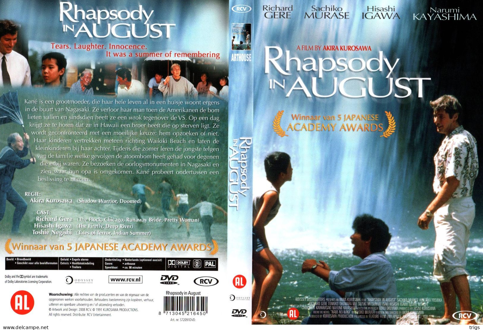 DVD - Rhapsody In August - Drame