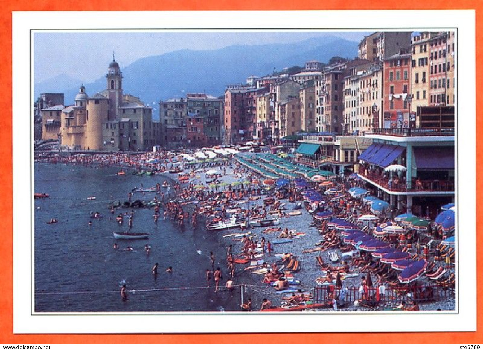 ITALIE ITALIA  Ligurie La Plage De Camogli - Géographie