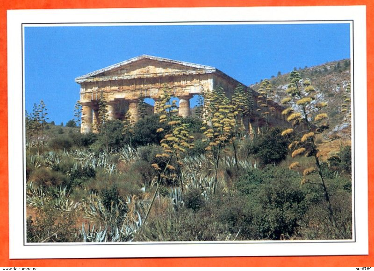 ITALIE ITALIA  Sicile Le Temple De Segeste - Géographie