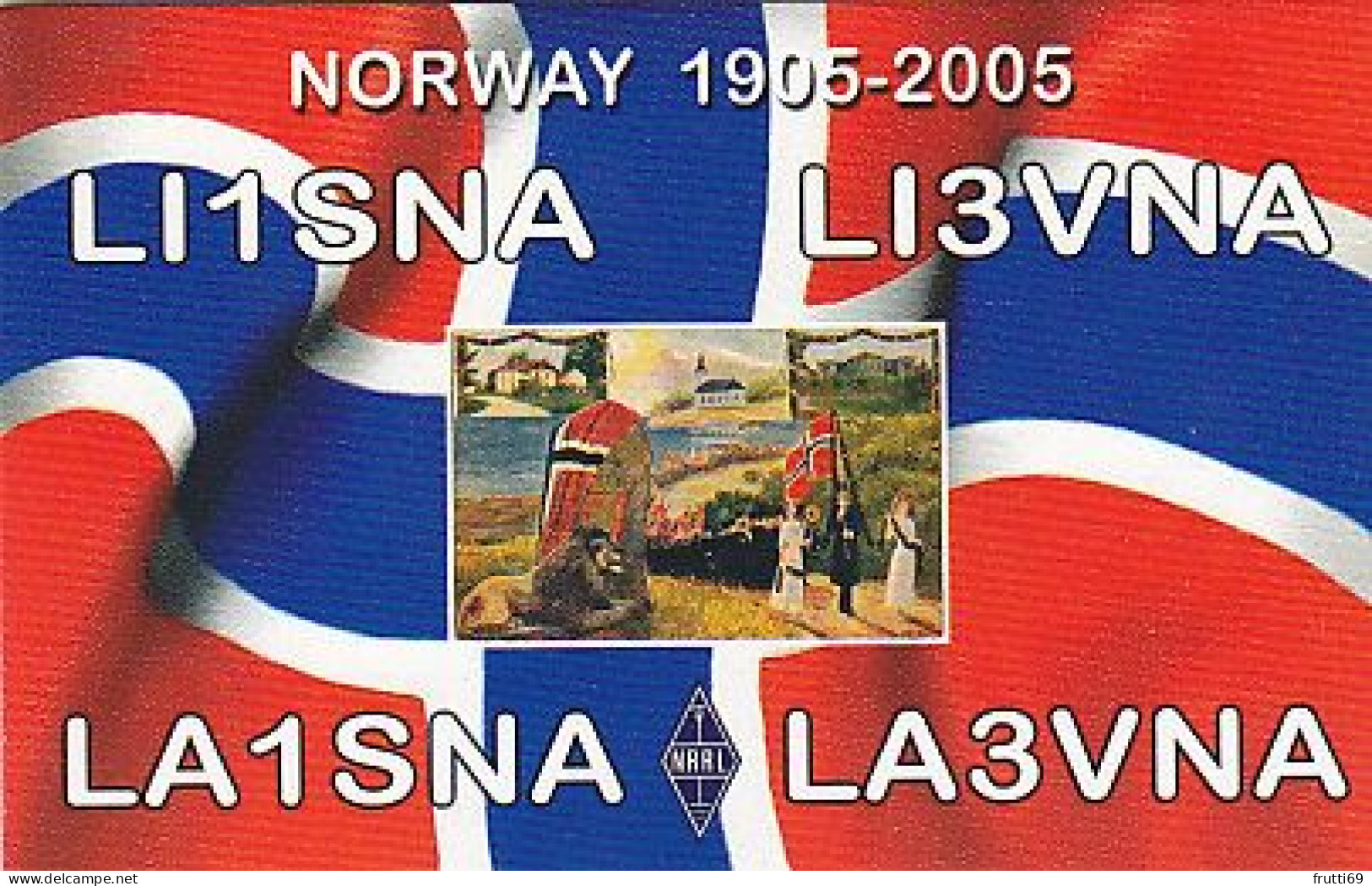 AK 212297 QSL - Norway - Blomsterdalen - Radio Amateur