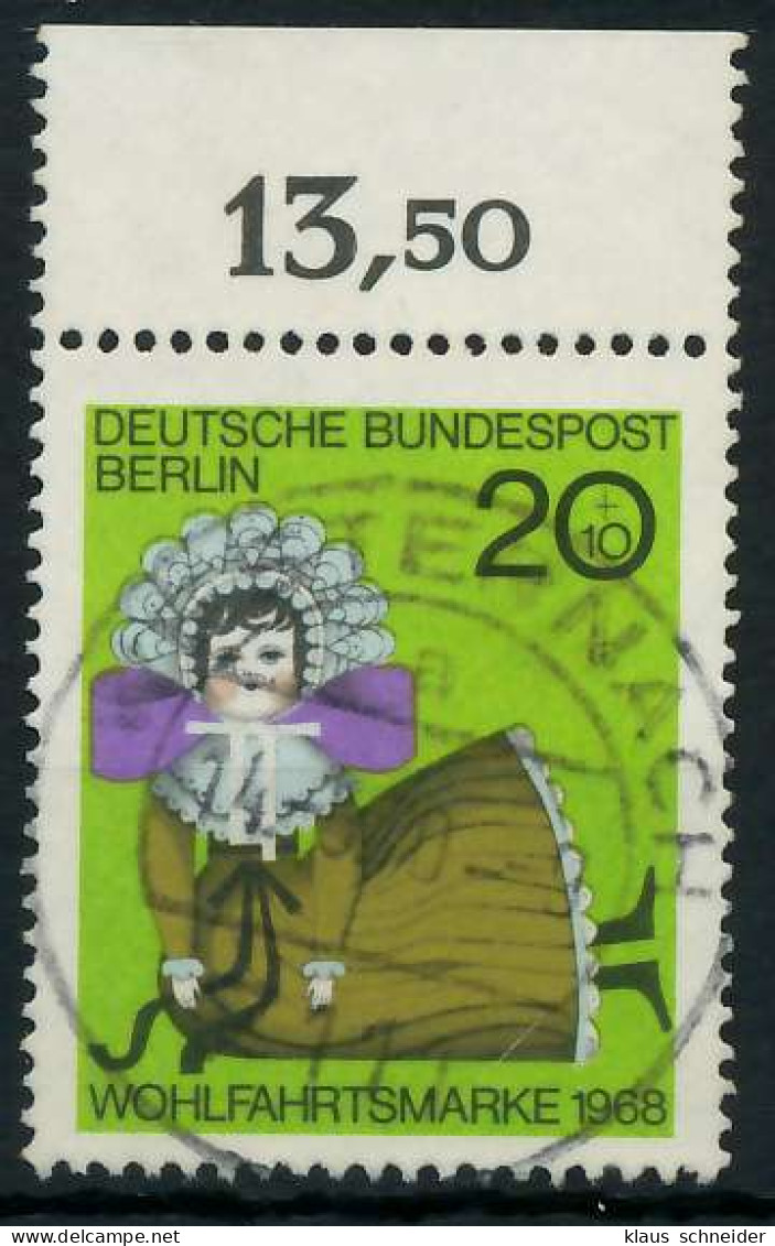 BERLIN 1968 Nr 323 Zentrisch Gestempelt ORA X91D9EA - Used Stamps