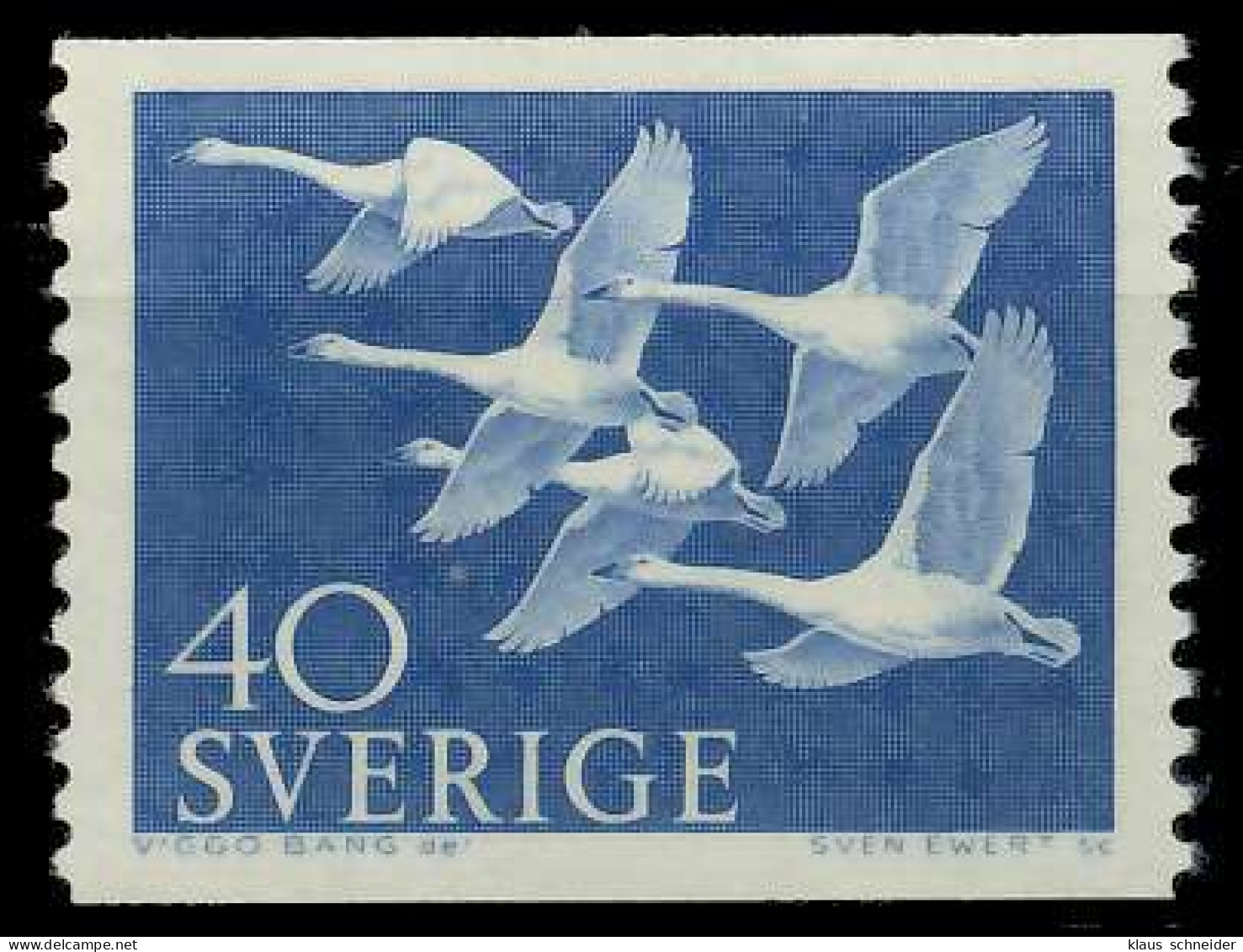 SCHWEDEN 1956 Nr 417 Postfrisch SAFF146 - Neufs