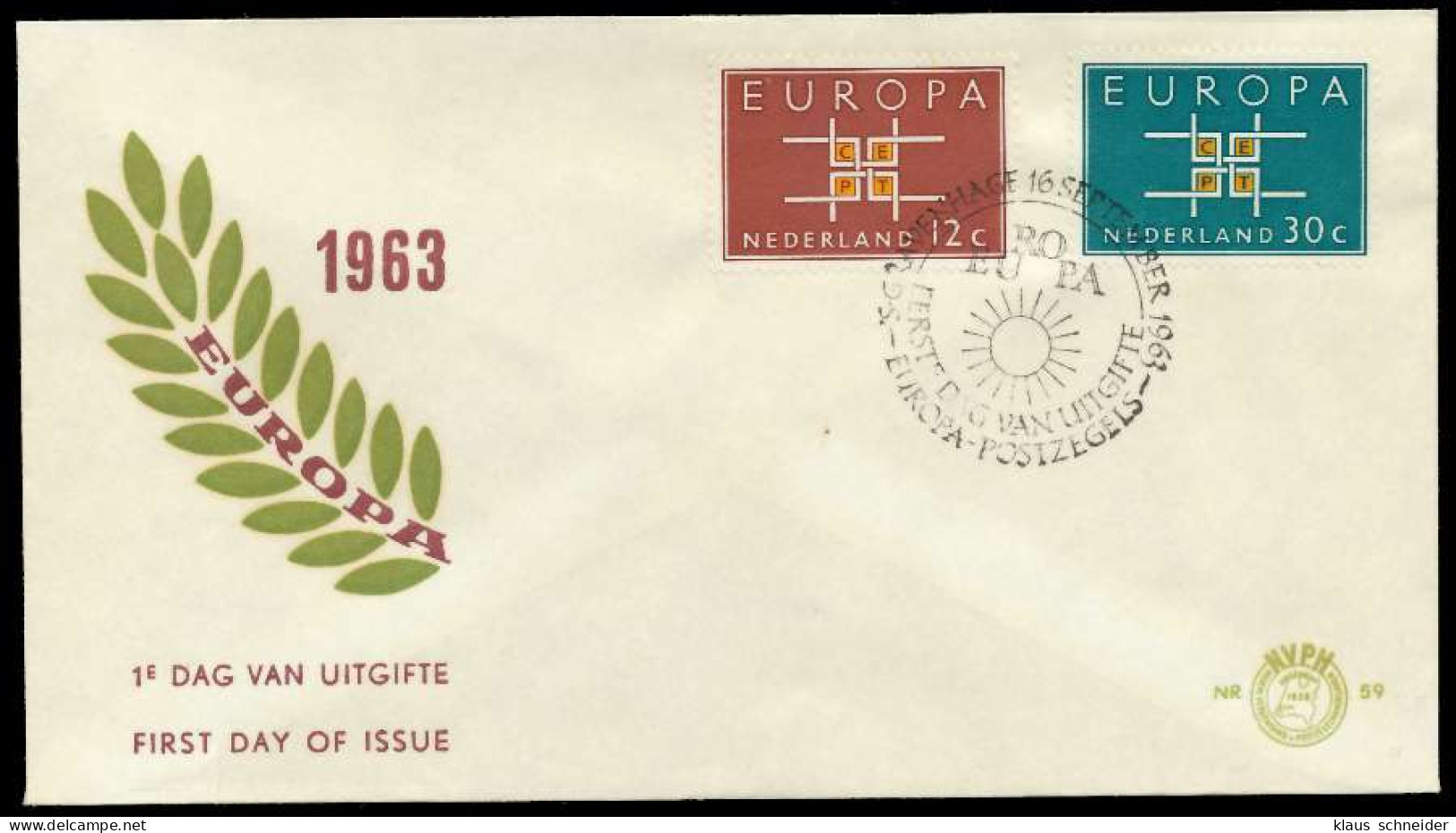 NIEDERLANDE 1963 Nr 806-807 BRIEF FDC X089582 - Covers & Documents