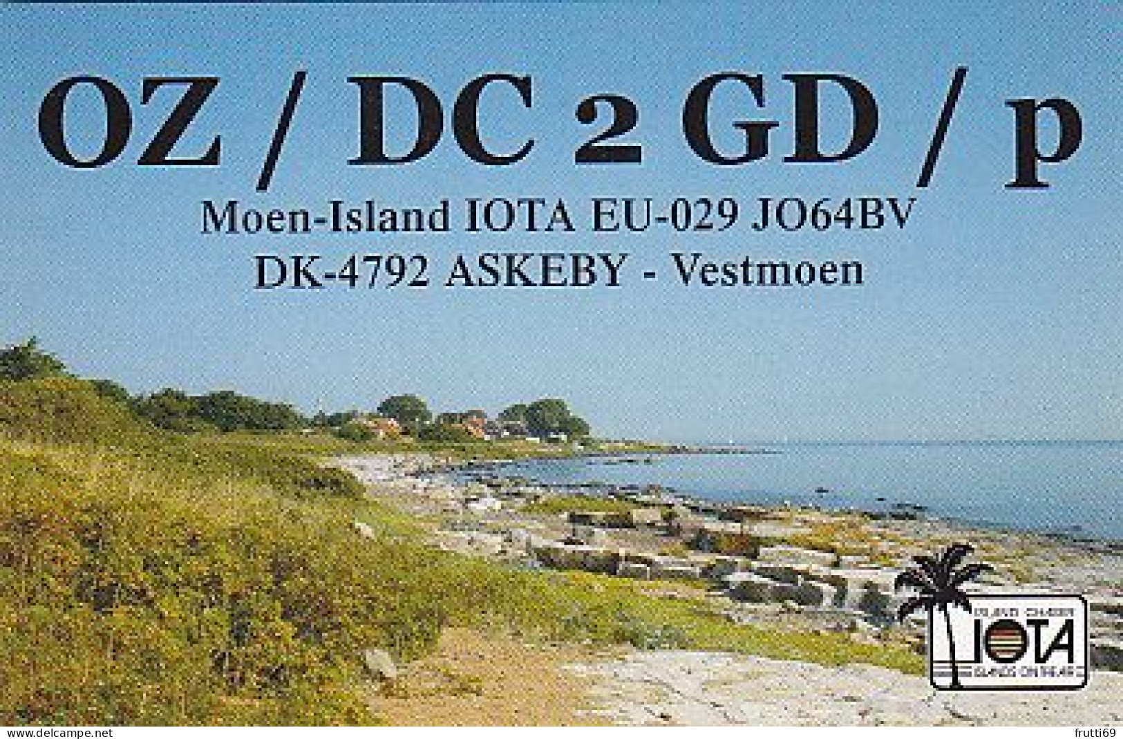 AK 212301 QSL - Denmark - Askeby - Vestmoen - Radio Amateur