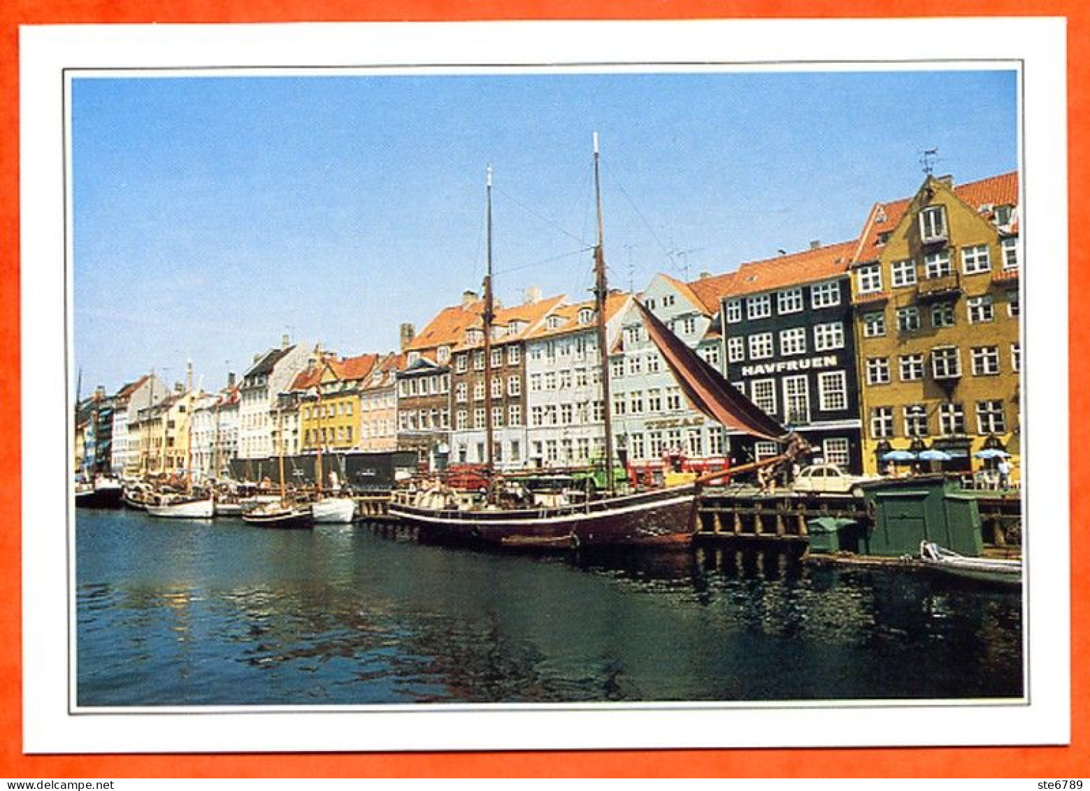 DANEMARK  DENMARK  Copenhague Le Canal Nyhavn - Géographie