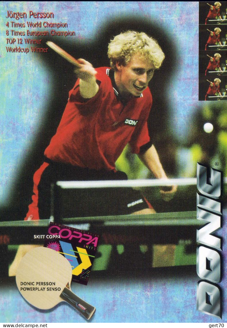 Sweden / Suède 1999, Jörgen Persson - Table Tennis