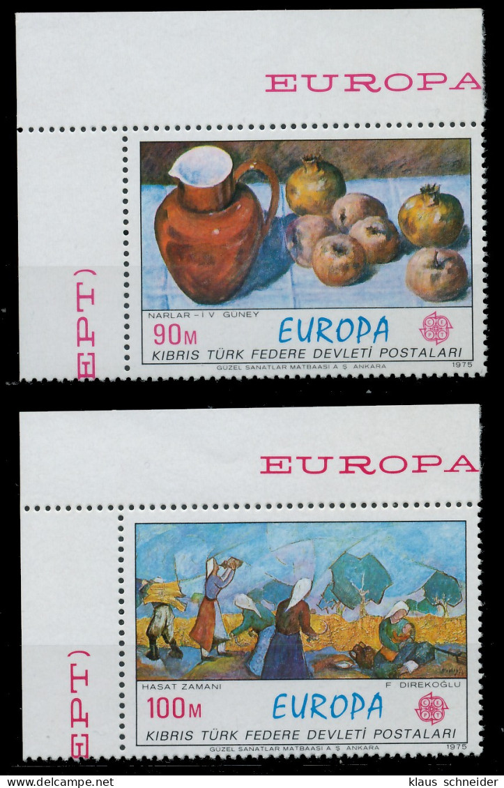 TÜRKISCH-ZYPERN 1975 Nr 23-24 Postfrisch ECKE-OLI X55CCA2 - Neufs