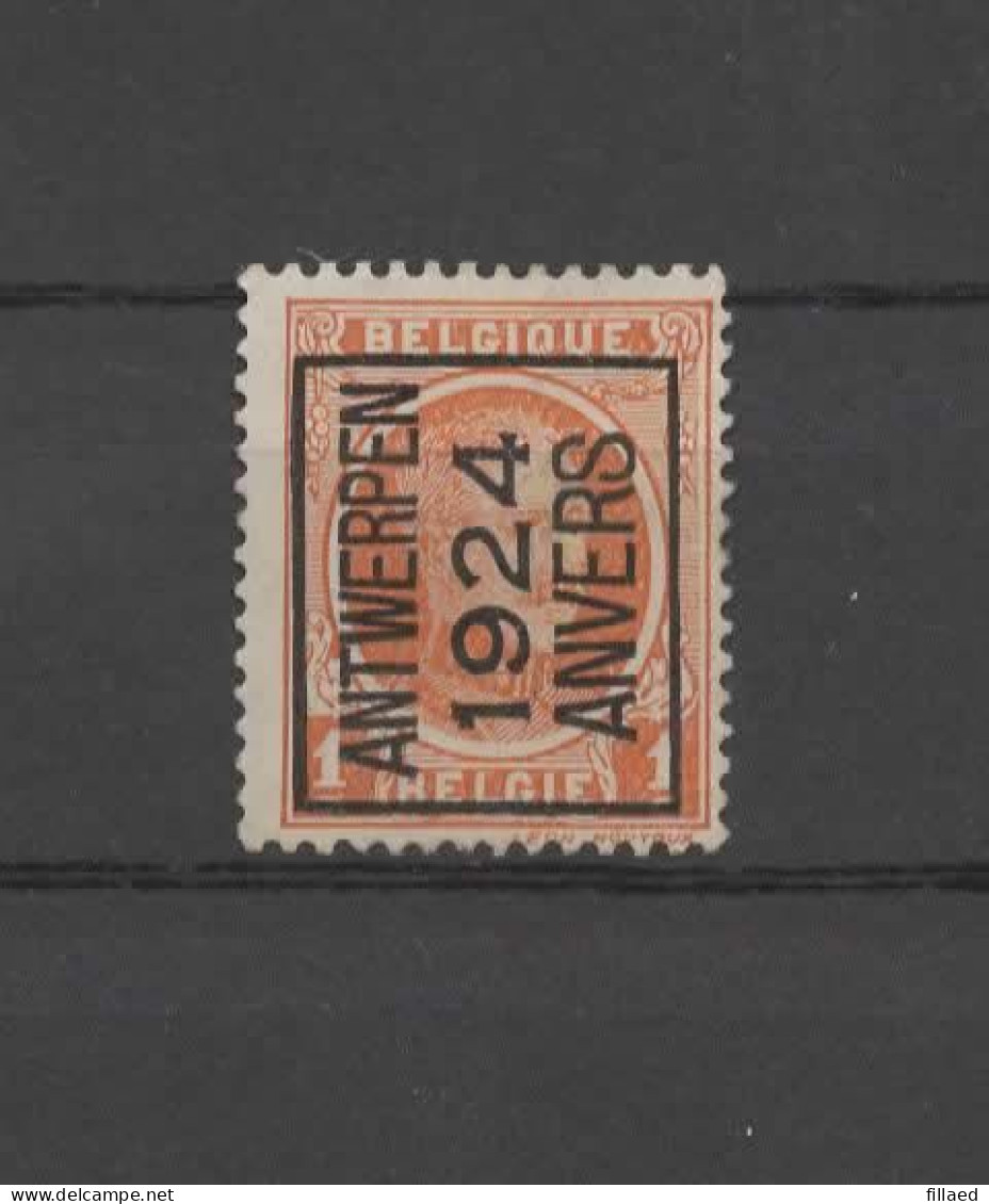 N 91A  Antwerpen 1924 Anvers - Typos 1922-31 (Houyoux)