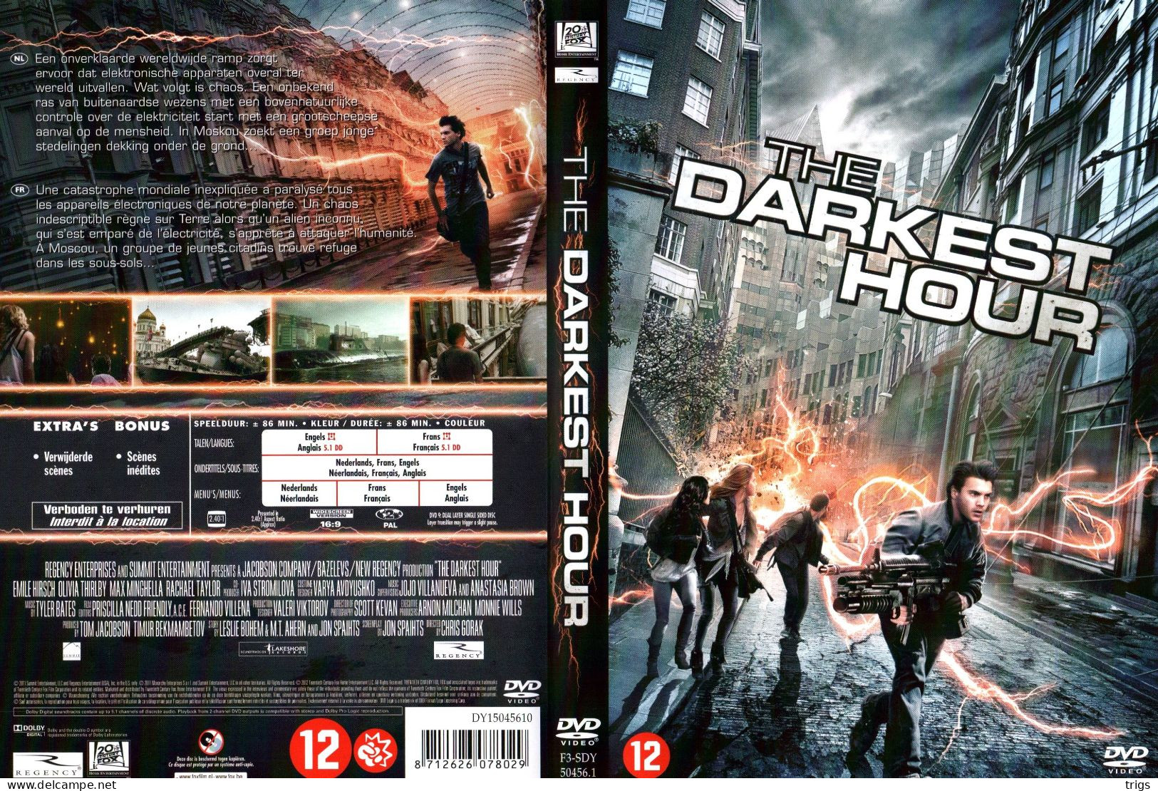 DVD - The Darkest Hour - Ciencia Ficción Y Fantasía