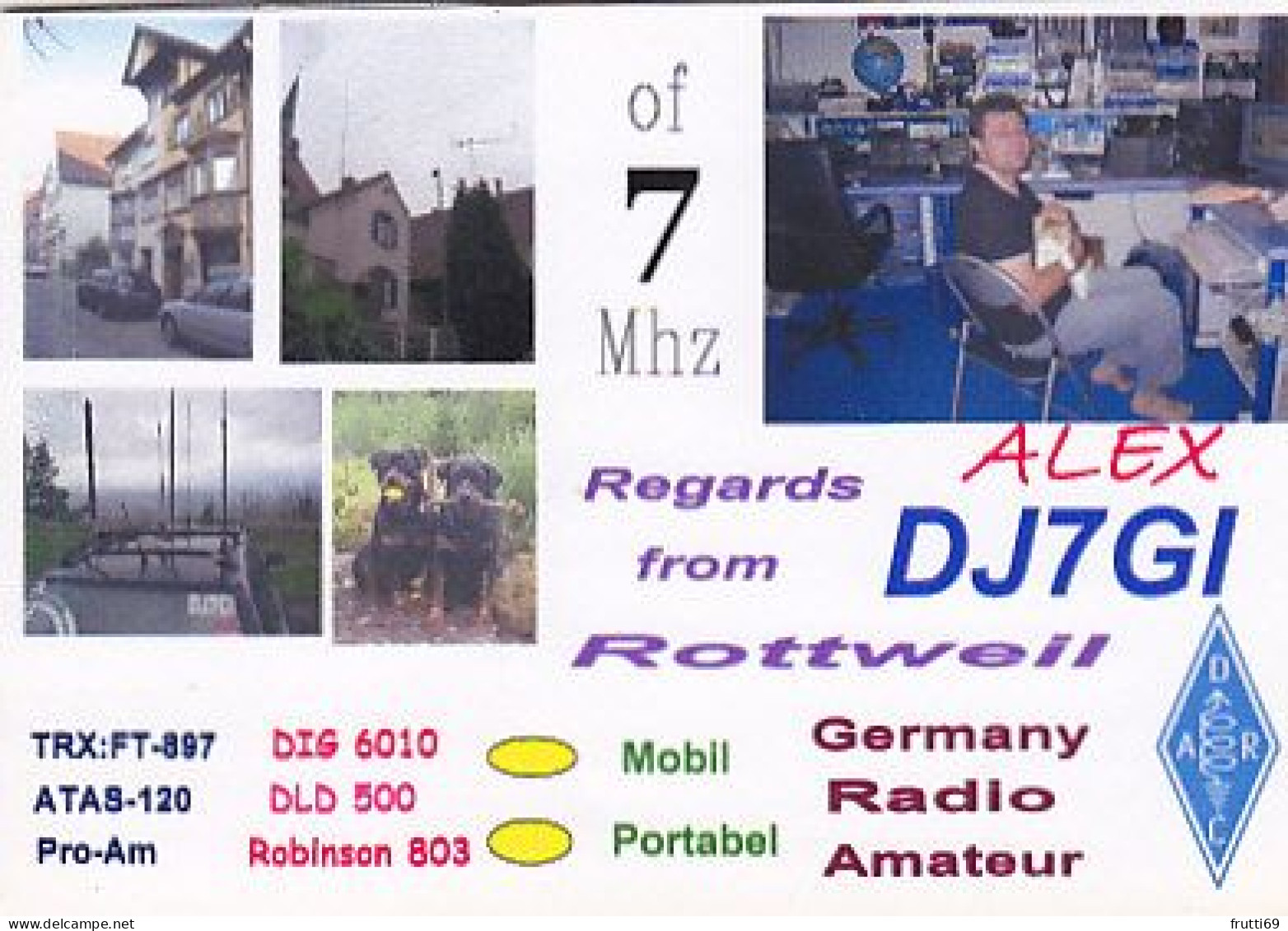 AK 212307 QSL - Germany - Rottweil - Radio-amateur