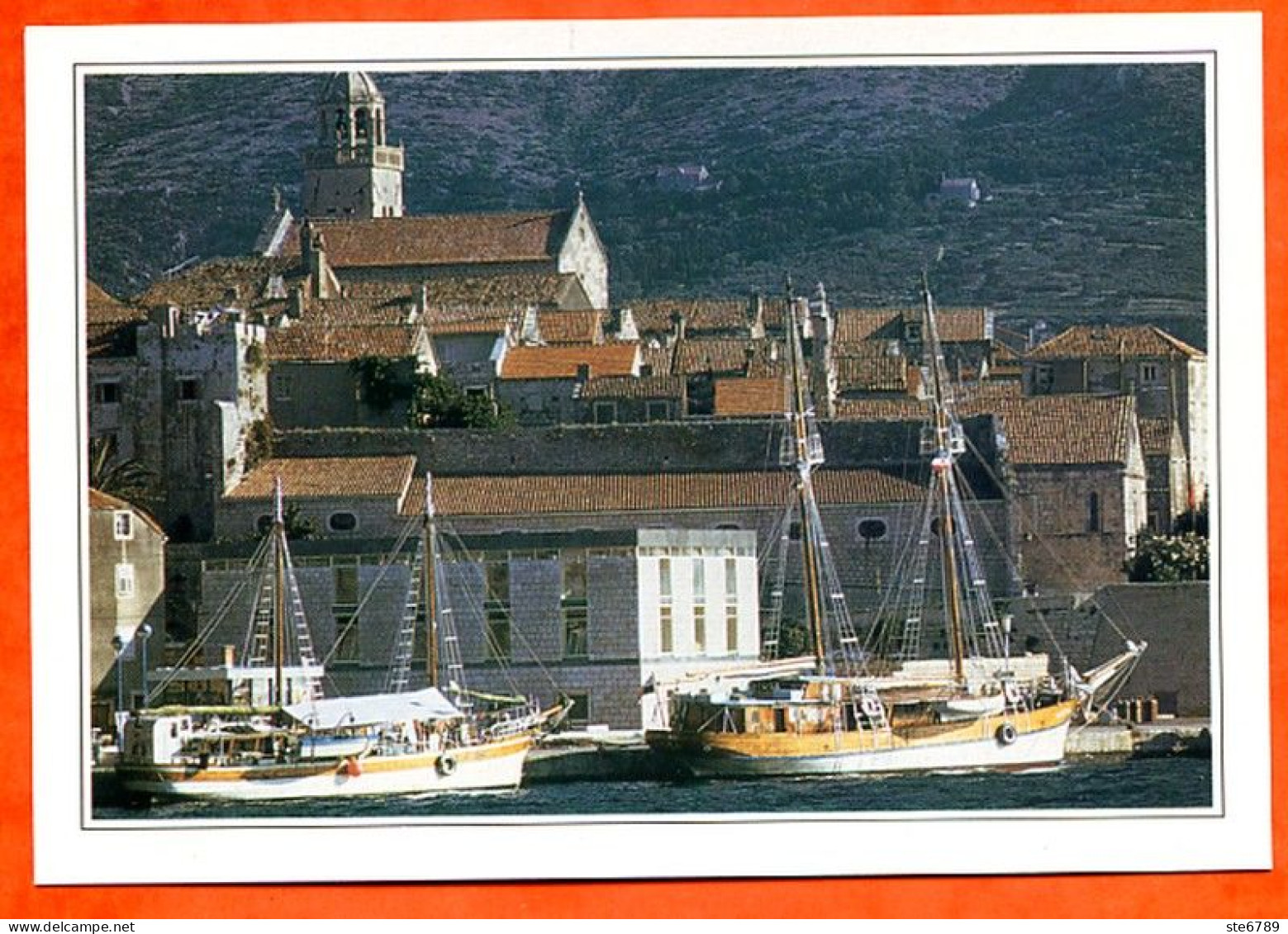 YOUGOSLAVIE YUGOSLAVIA  Le Port De Korcula - Géographie