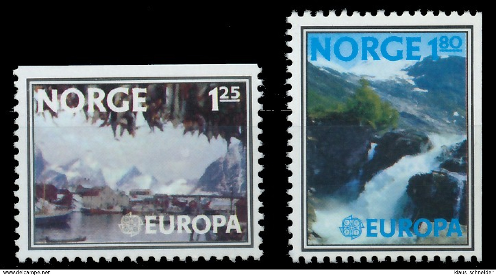 NORWEGEN 1977 Nr 742Do-743Dr Postfrisch X55D16E - Neufs