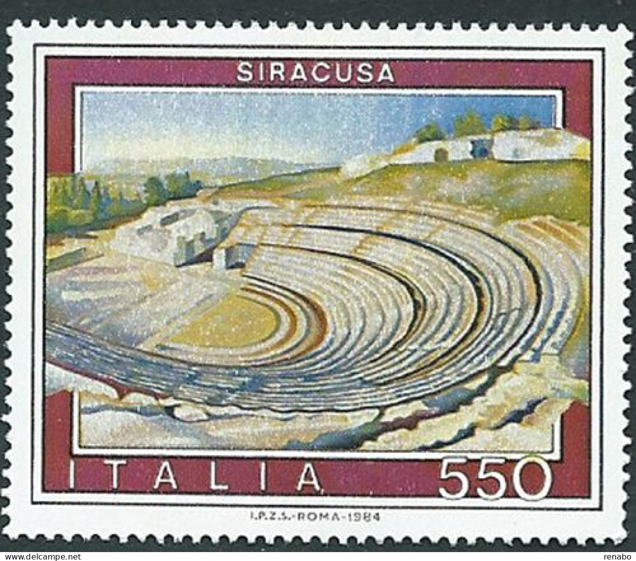 Italia 1984; Siracusa, Con  Il Teatro Greco Situato Nel Parco Archeologico Della Neapolis. - Archeologia