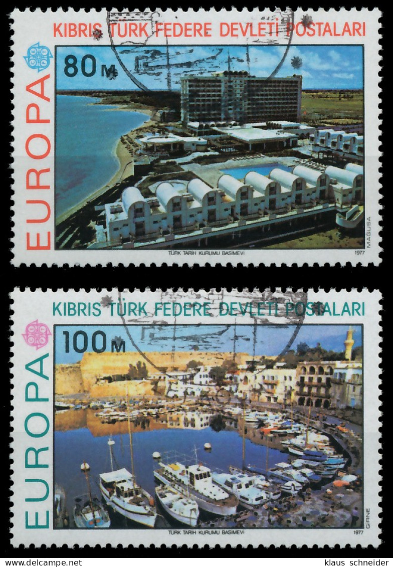TÜRKISCH-ZYPERN 1977 Nr 41-42 Gestempelt X55D3AA - Used Stamps
