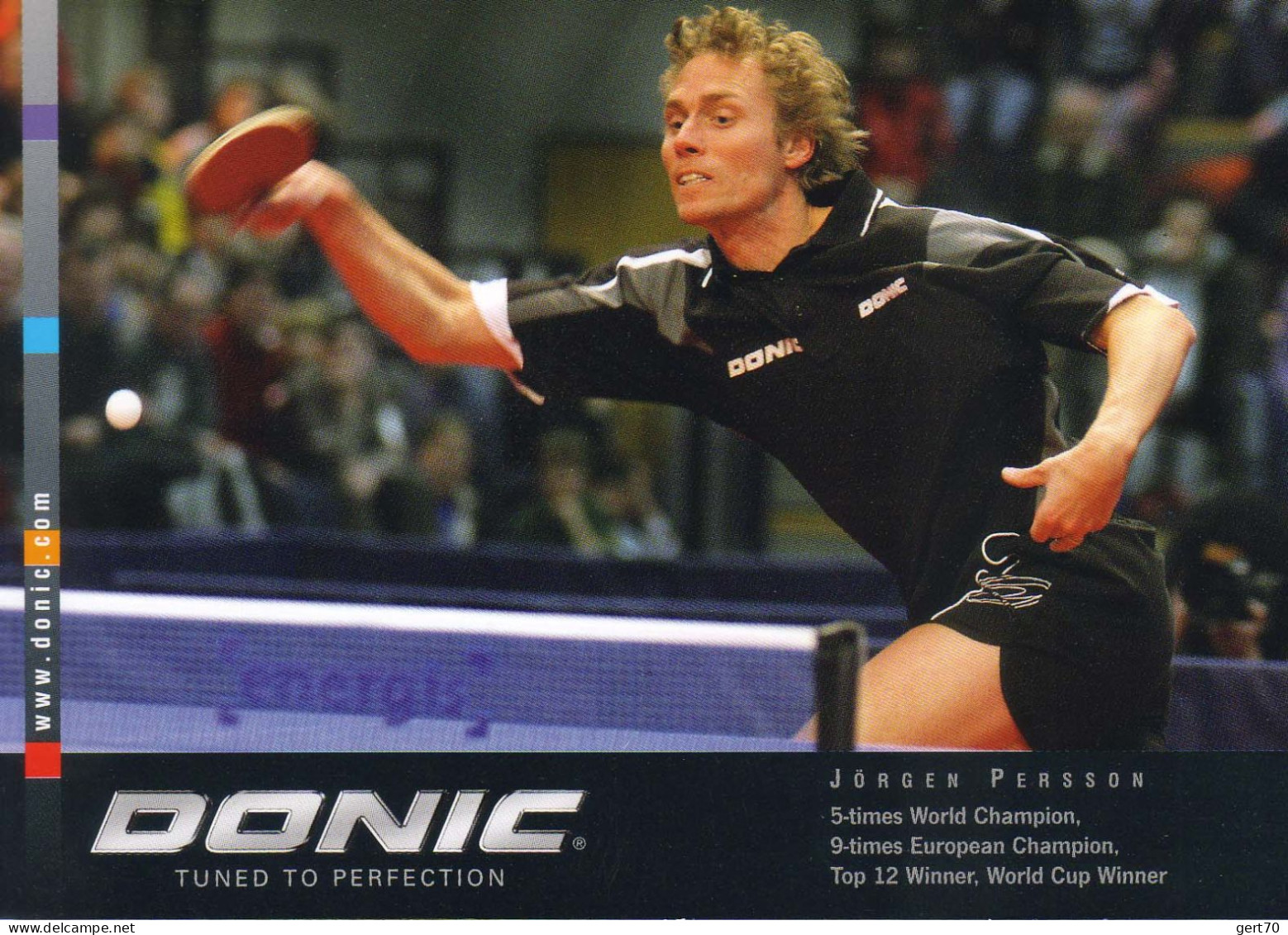 Sweden / Suède, Jörgen Persson - Tennis De Table