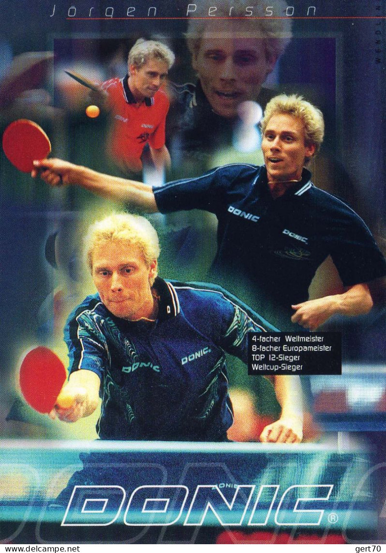 Sweden / Suède, Jörgen Persson - Table Tennis