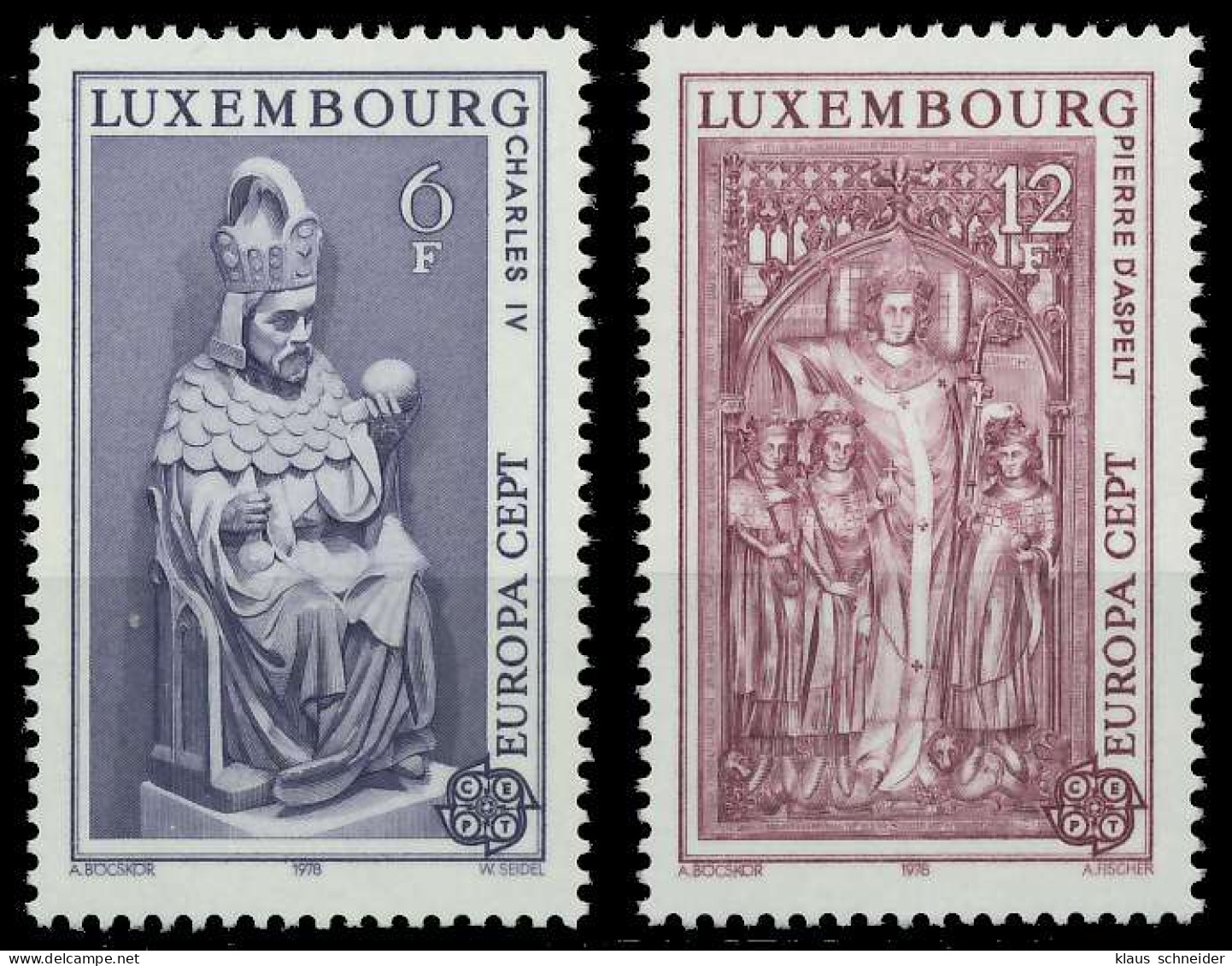 LUXEMBURG 1978 Nr 967-968 Postfrisch S1A7AF6 - Ungebraucht