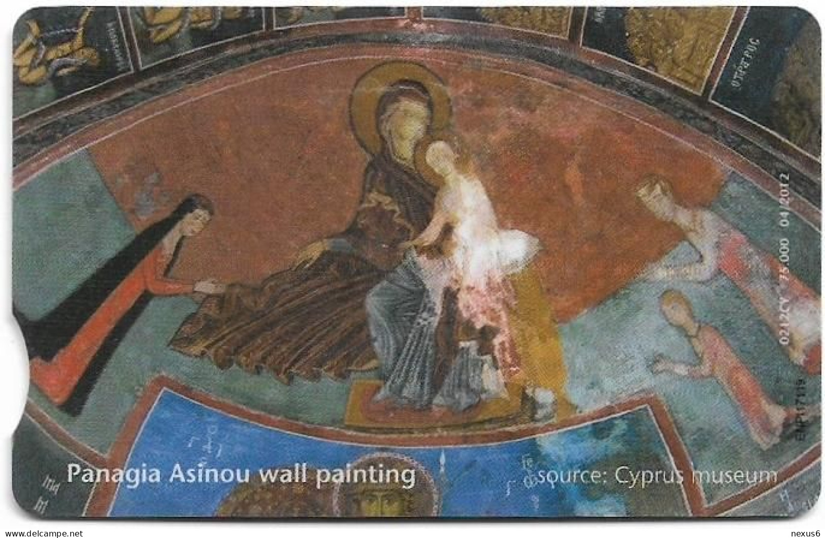 Cyprus - Cyta (Chip) - Unesco Heritage - Ancient Church In Asinou, 04.2012, 5€, 75.000ex, Used - Cipro