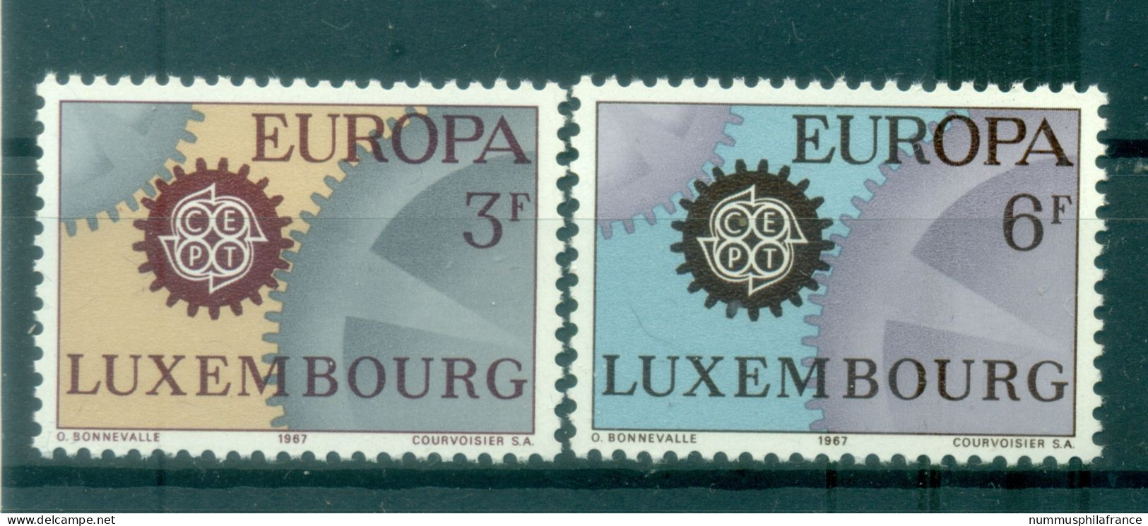Luxembourg 1967 - Y & T N. 700/01 - Europa (Michel N. 748/49) - Nuovi