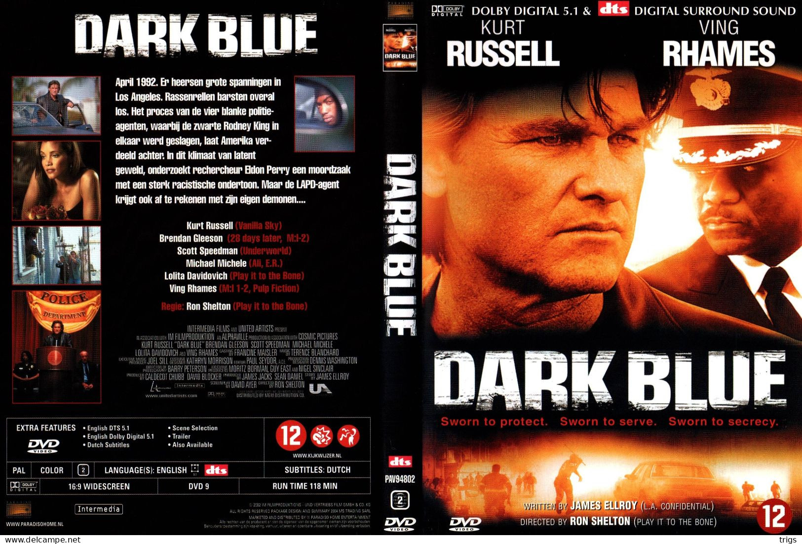 DVD - Dark Blue - Polizieschi