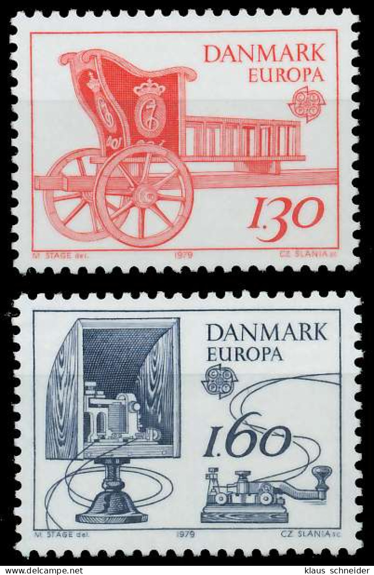 DÄNEMARK 1979 Nr 686-687 Postfrisch S1B2B4E - Unused Stamps