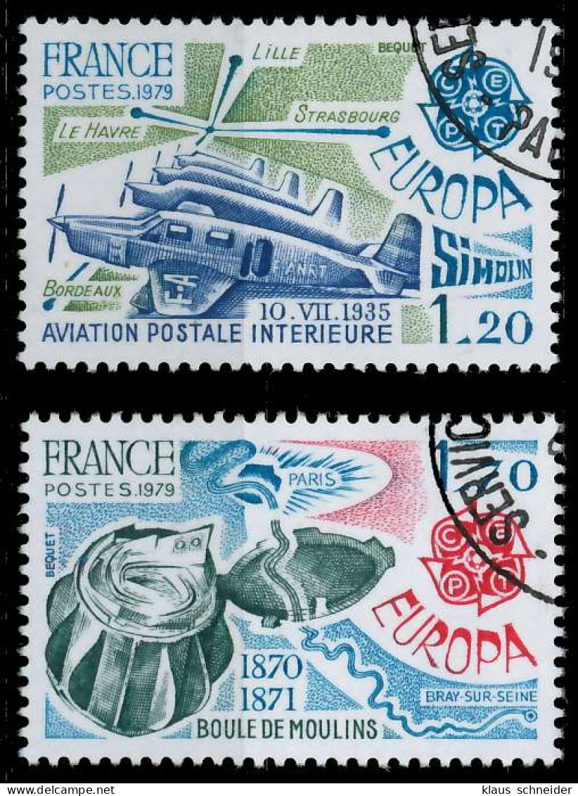 FRANKREICH 1979 Nr 2148-2149 Gestempelt X58D076 - Used Stamps